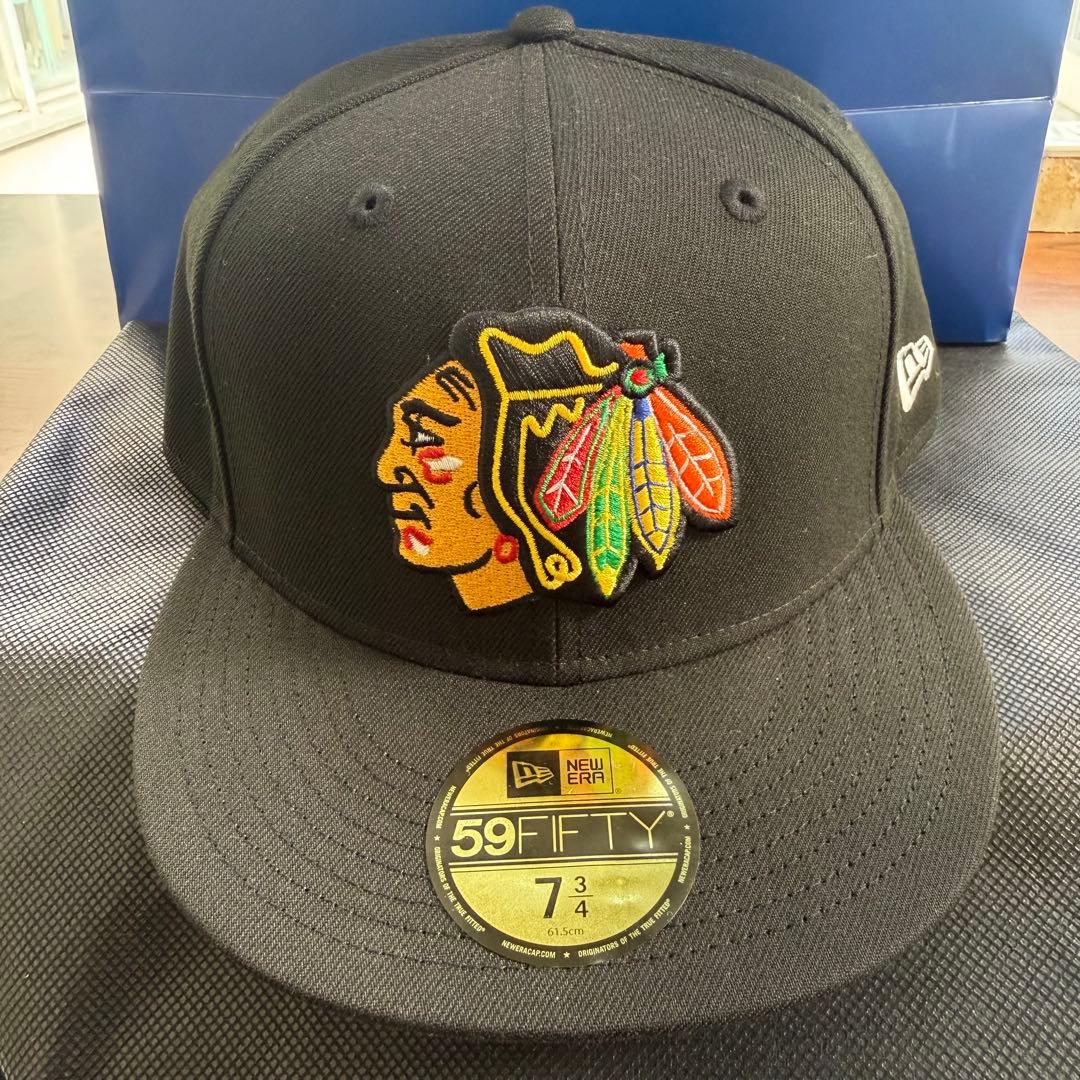 キャップ CHICAGO BLACKHAWKS NEW ERA 61.5cm