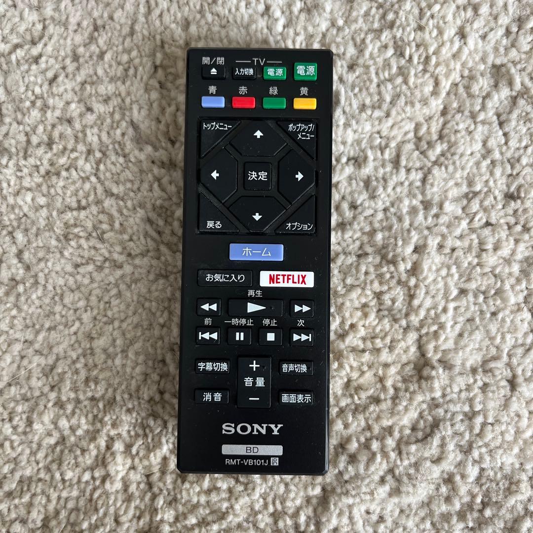 SONY ブルーレイプレーヤー 黒 2022年製　BDP-S1500