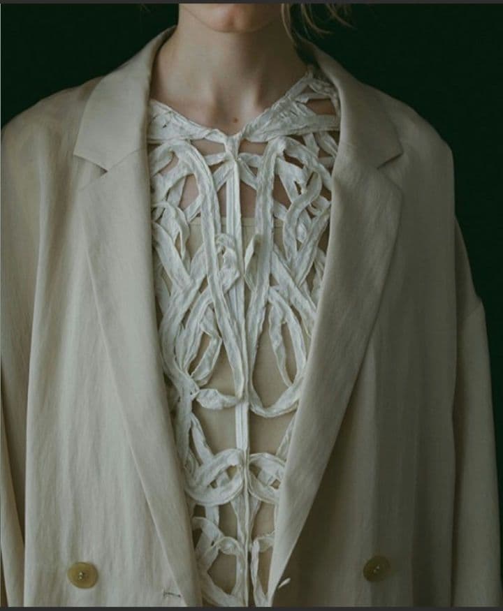 新品未使用 エトレトウキョウ ブレードパターンノースリーブオールインワン M