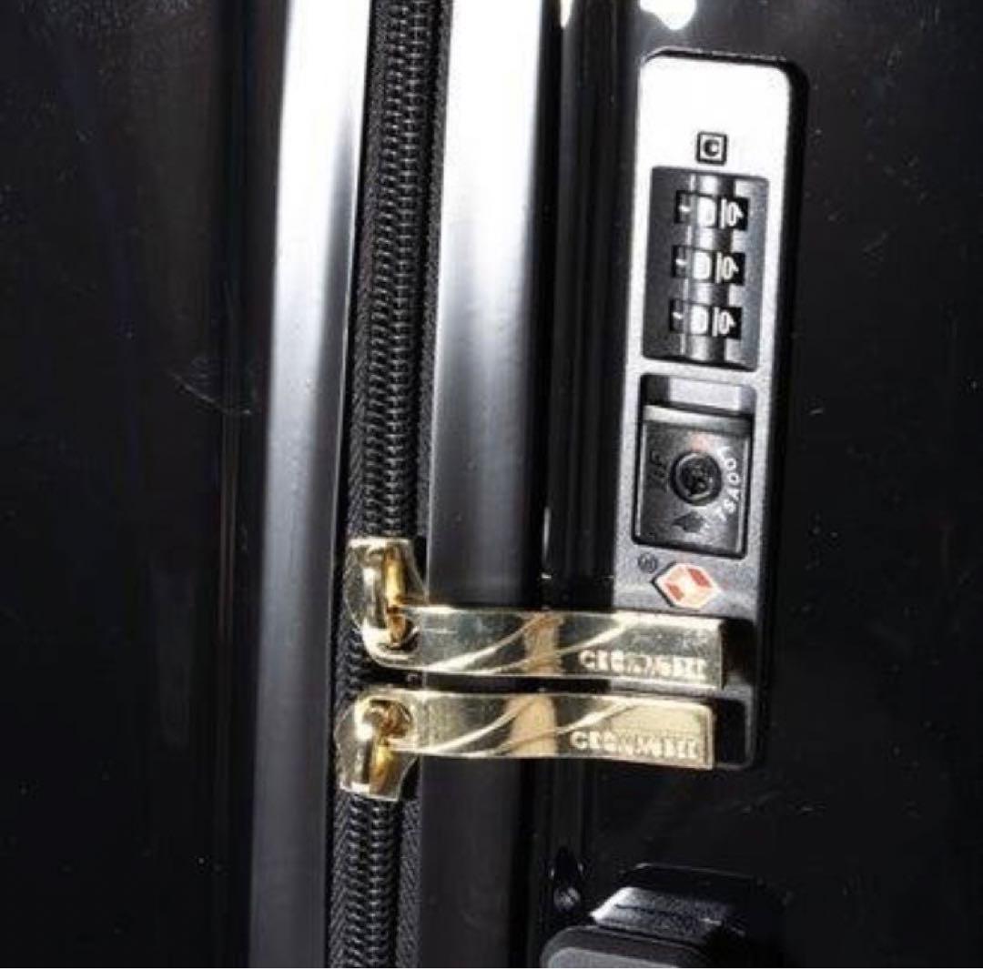 セシルマクビーCECIL McBEE Sサイズ キルト風キャリーケース ブラック