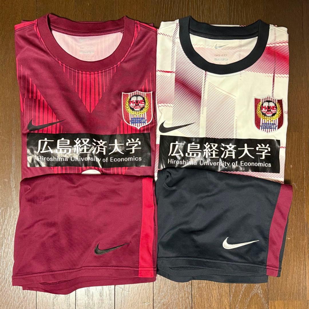 広島経済大学 サッカー部 サッカーユニフォーム ホーム、アウェイセット