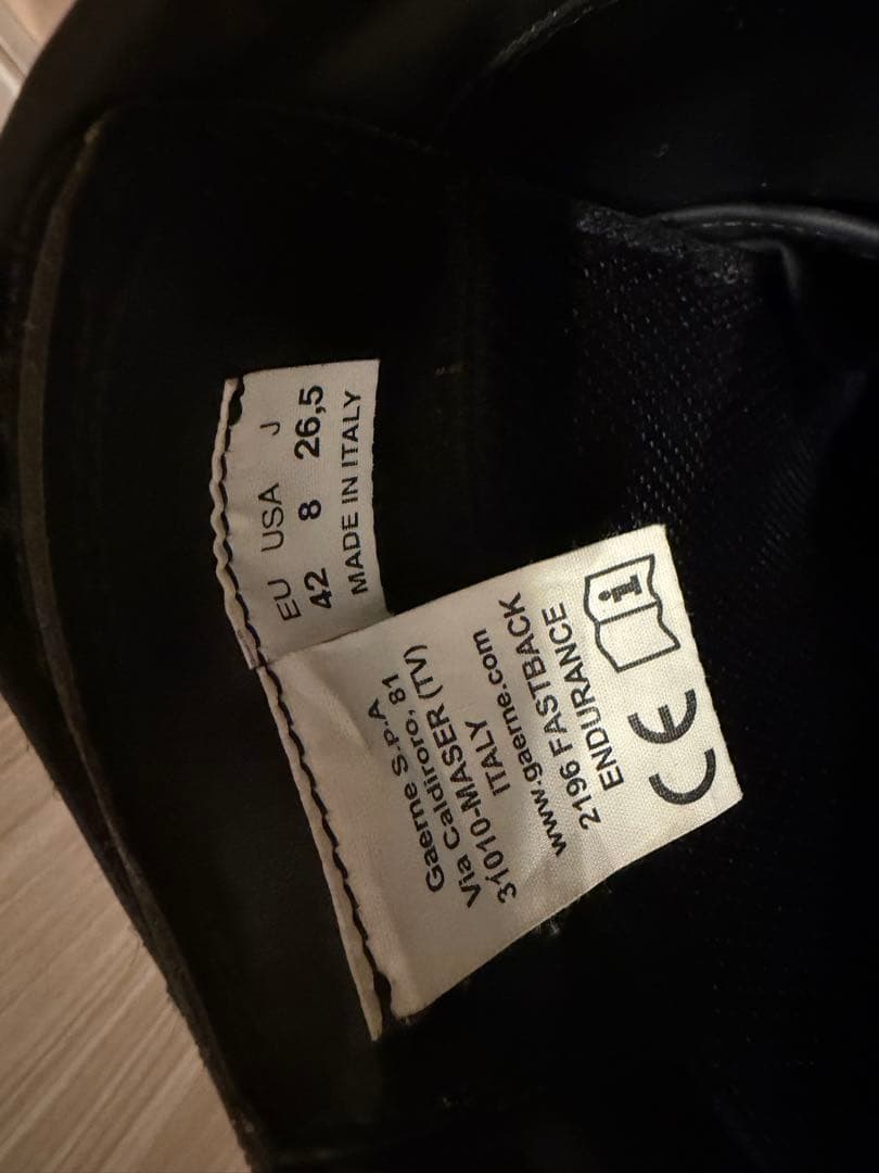 バイクウェア・装備 gaerne fastback BLACK26.5