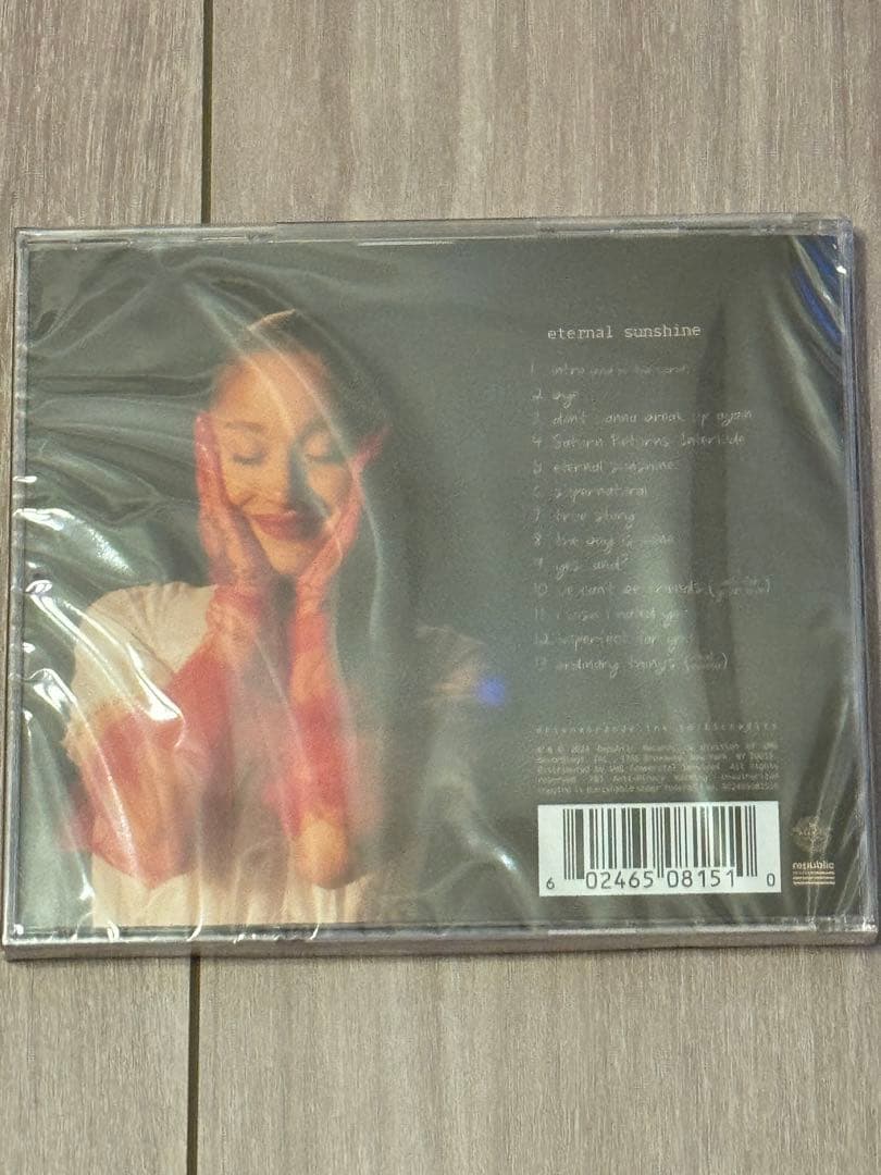Ariana Grande Eternal Sunshine サイン CD