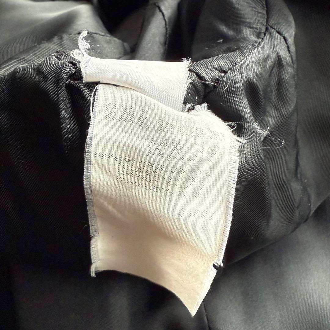 イタリア製　ジャンフランコフェレ　ウールコート　チェスターコート　ピンストライプ