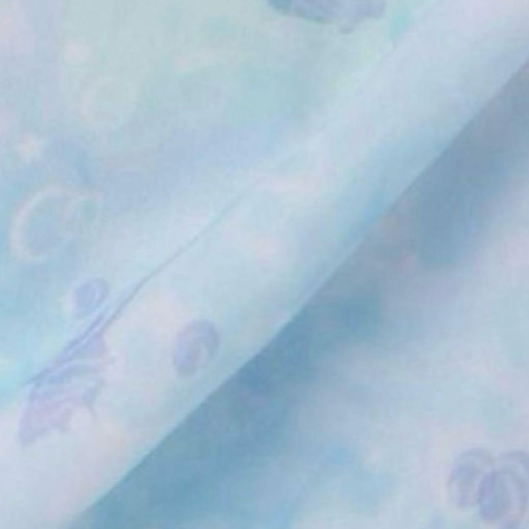 メゾピアノ シェル柄シフォン　肩開きワンピース　130