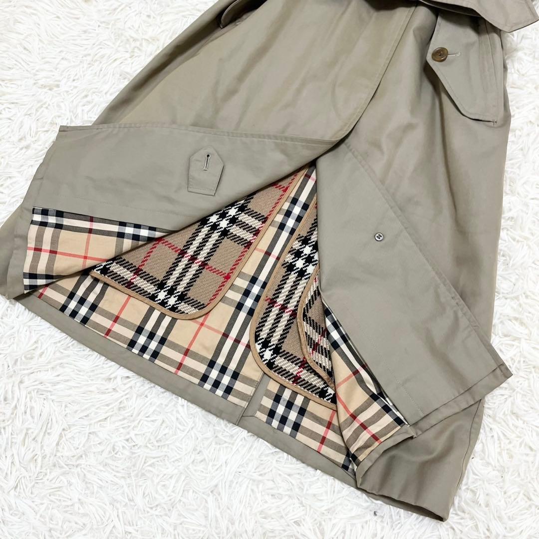 バーバリーズ　トレンチコート　ライナー　ロング　ノバチェック　ベルト　ベージュ
