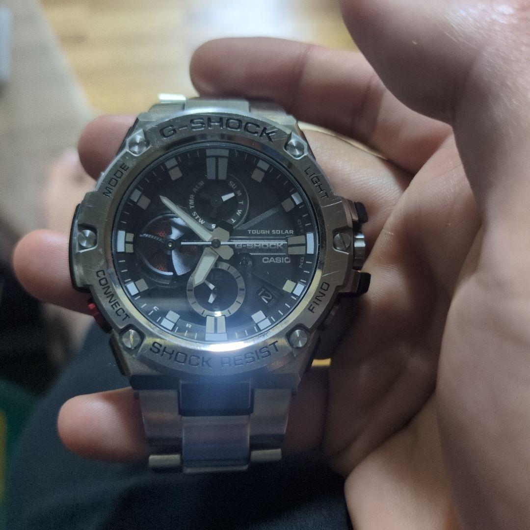 CASIO G-SHOCK【GST-B100】 太陽電池 電波時計　美品