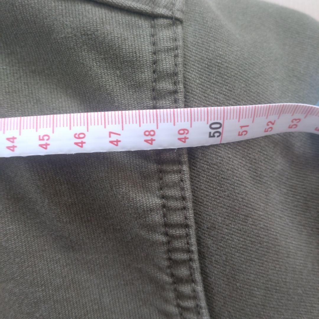 ぎんファー付きオリーブグリーンミリタリージャケット