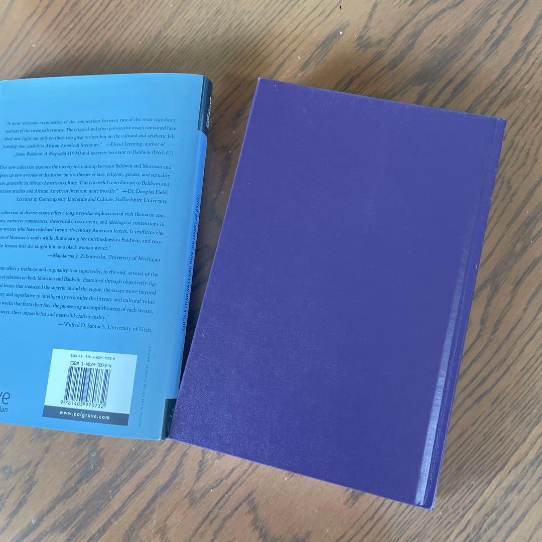 洋書 JAMES BALDWIN AND TONI MORRISON