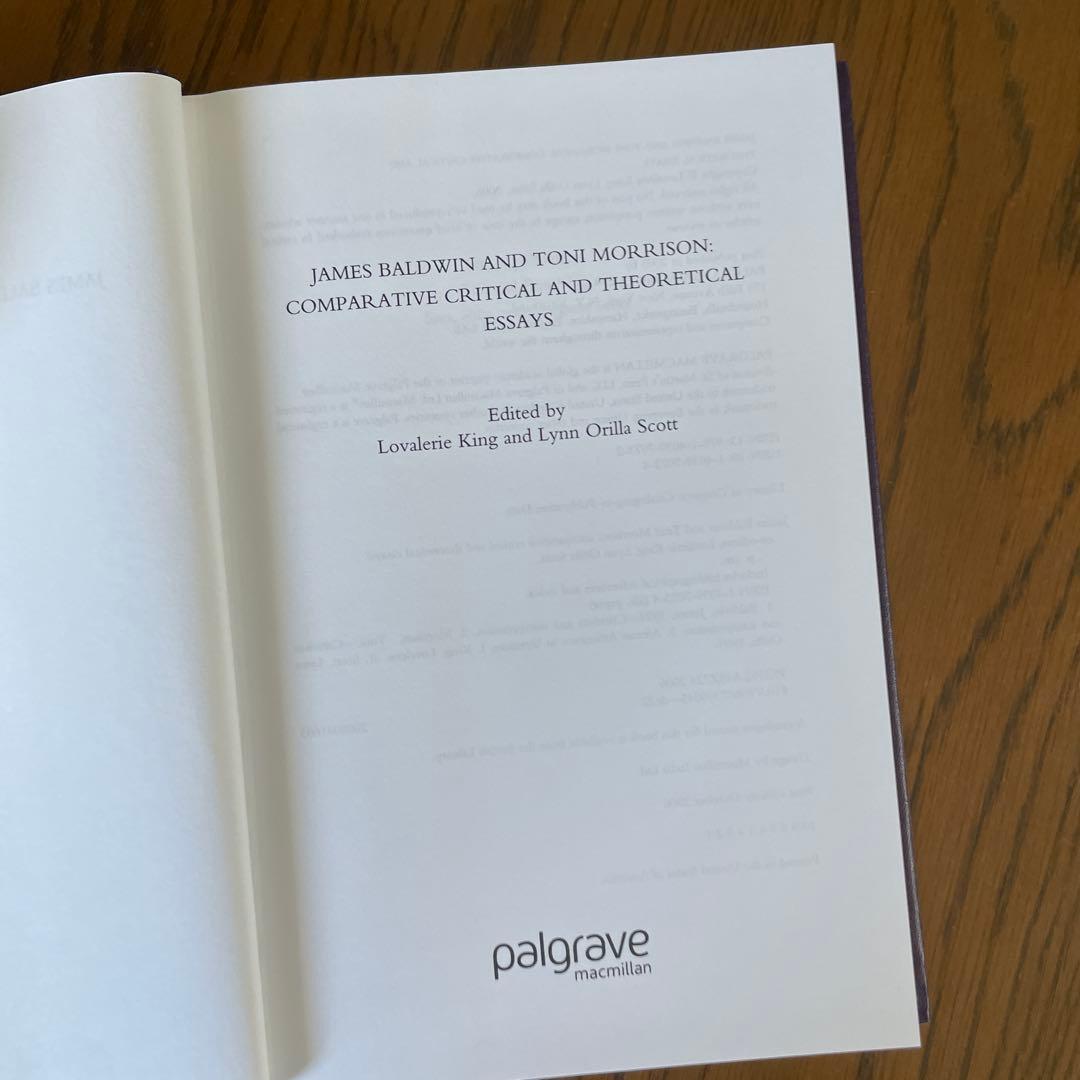 洋書 JAMES BALDWIN AND TONI MORRISON