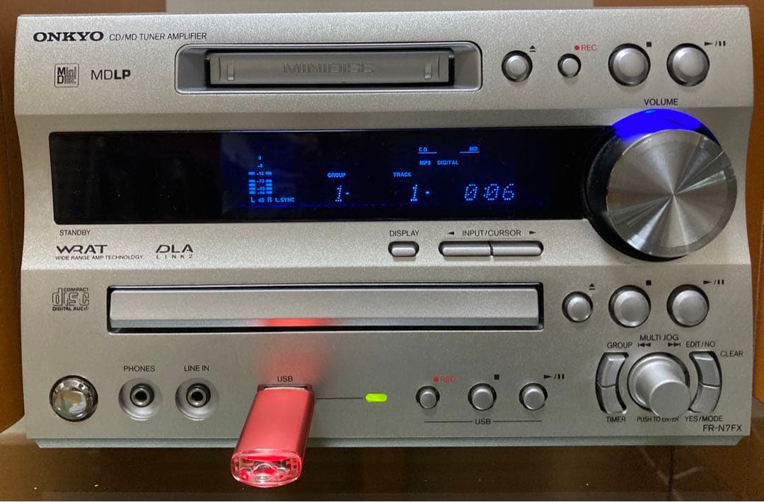 ONKYO FR-N7NX CD/MDコンポ・N7TXスピーカー