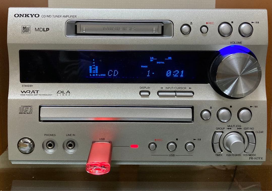 ONKYO FR-N7NX CD/MDコンポ・N7TXスピーカー