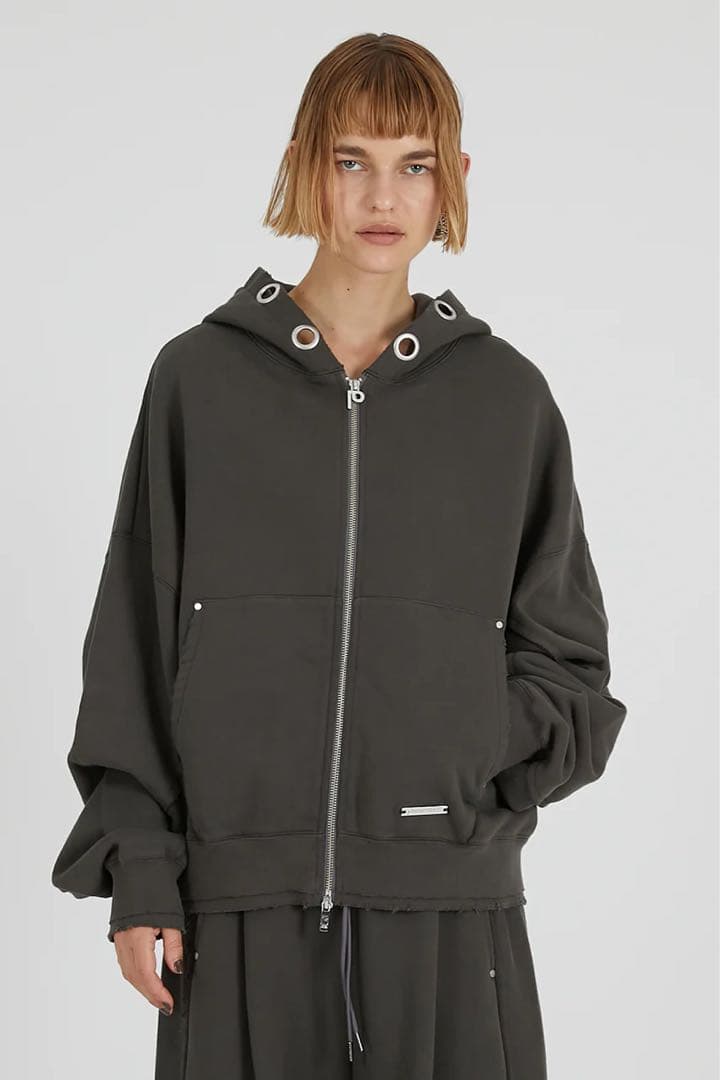 トップス prank project Eyelet Hoodie