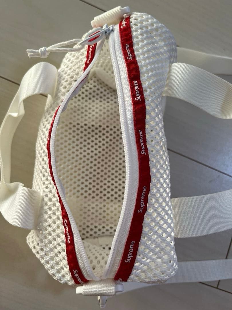 Supreme メッシュバック　小　ホワイト