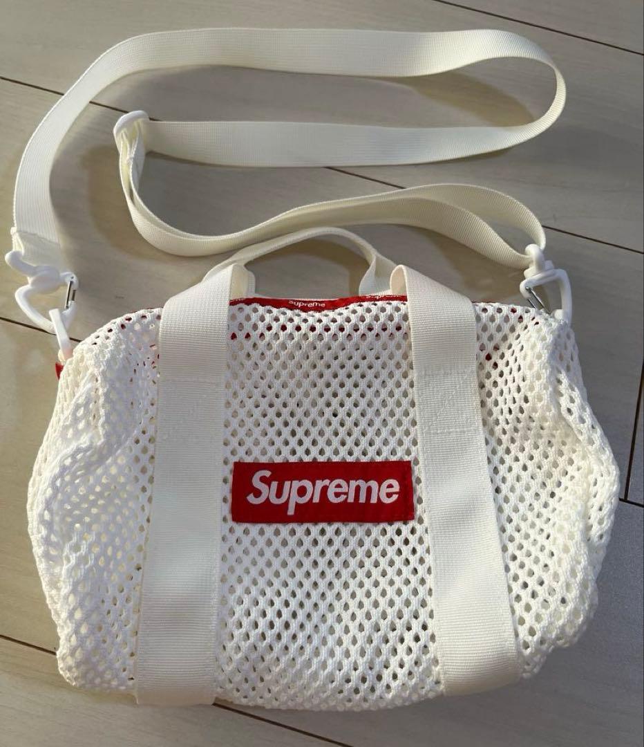Supreme メッシュバック　小　ホワイト