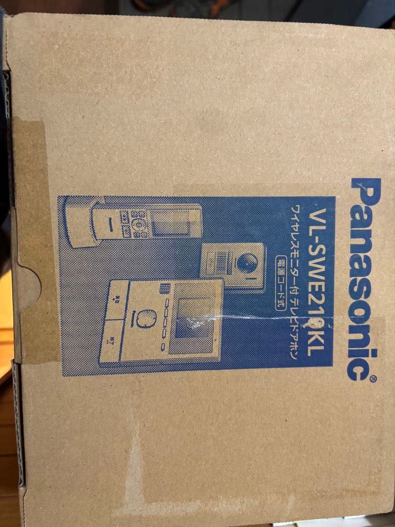 配線不要！Panasonic VL-SWE210KL インターホン