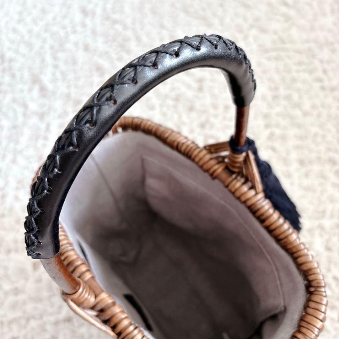 Pale Jute weekend basket Large カゴバッグ