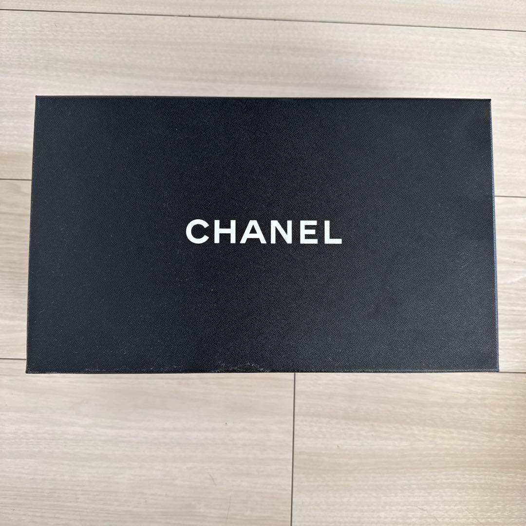 【新品未使用】CHANEL シャネル　ブラック　バレエシューズ　37.5cm