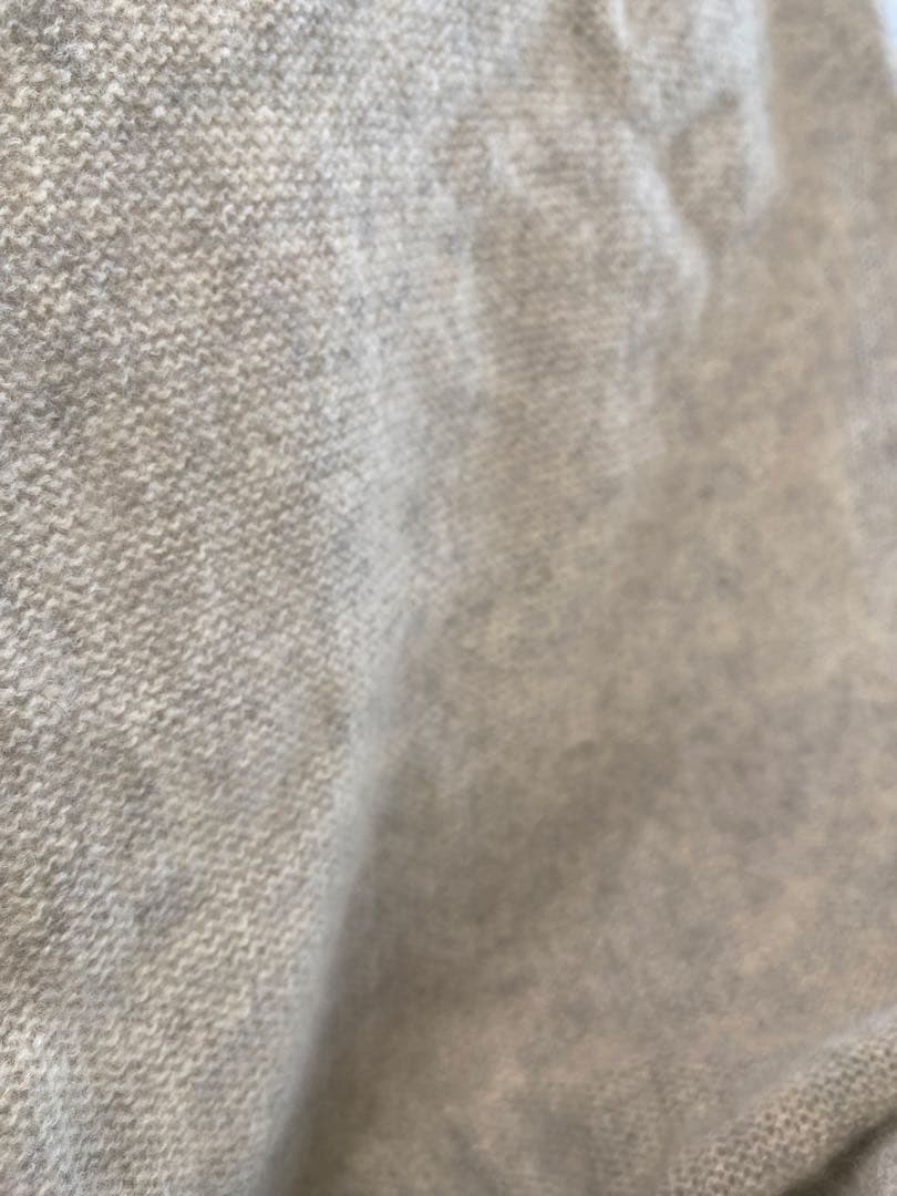 evam eva カシミア100% マフラー　ライトグレー