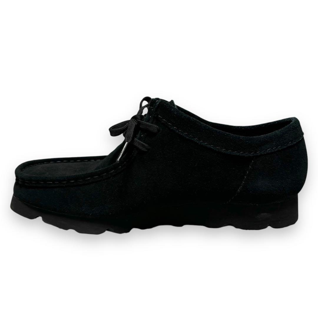 極美品 未使用級 クラークス ワラビー ゴアテックス スエード ブラック 黒