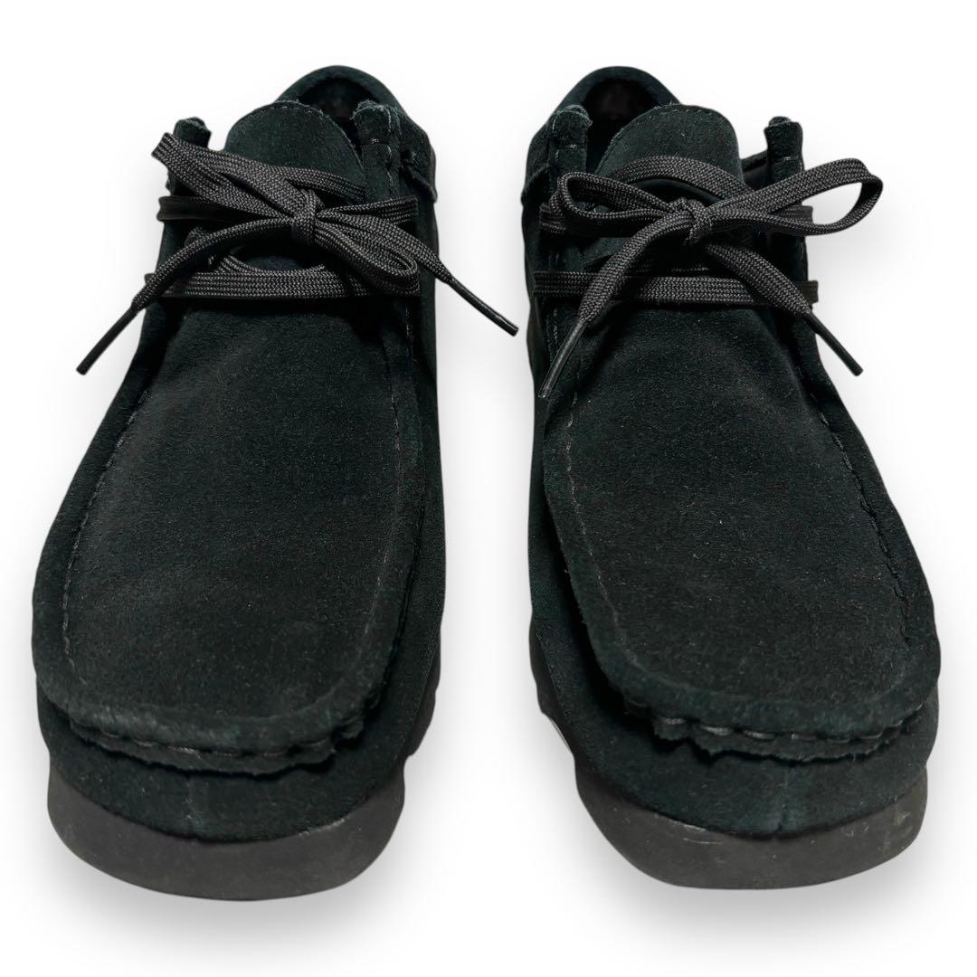 極美品 未使用級 クラークス ワラビー ゴアテックス スエード ブラック 黒