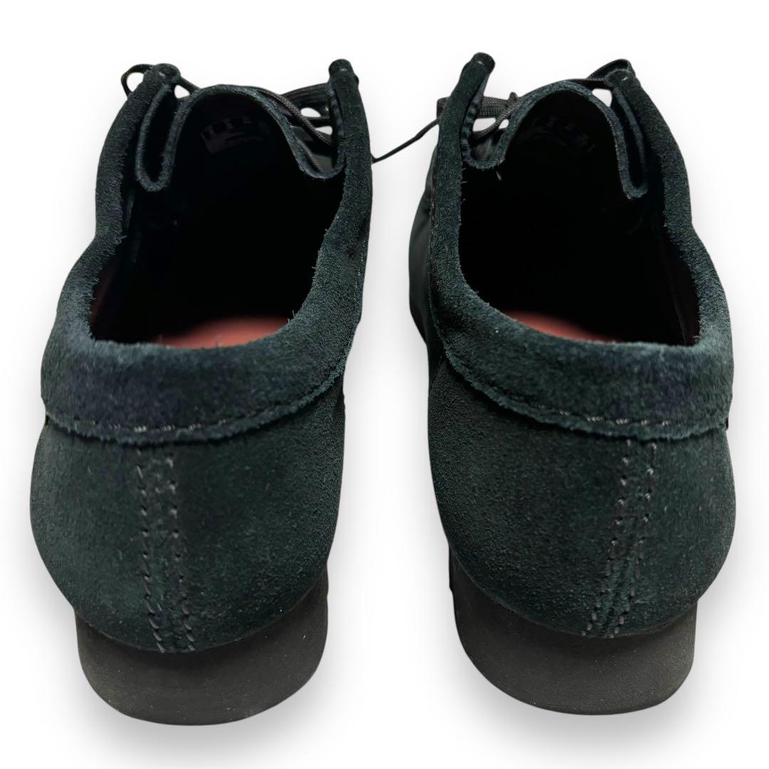 極美品 未使用級 クラークス ワラビー ゴアテックス スエード ブラック 黒