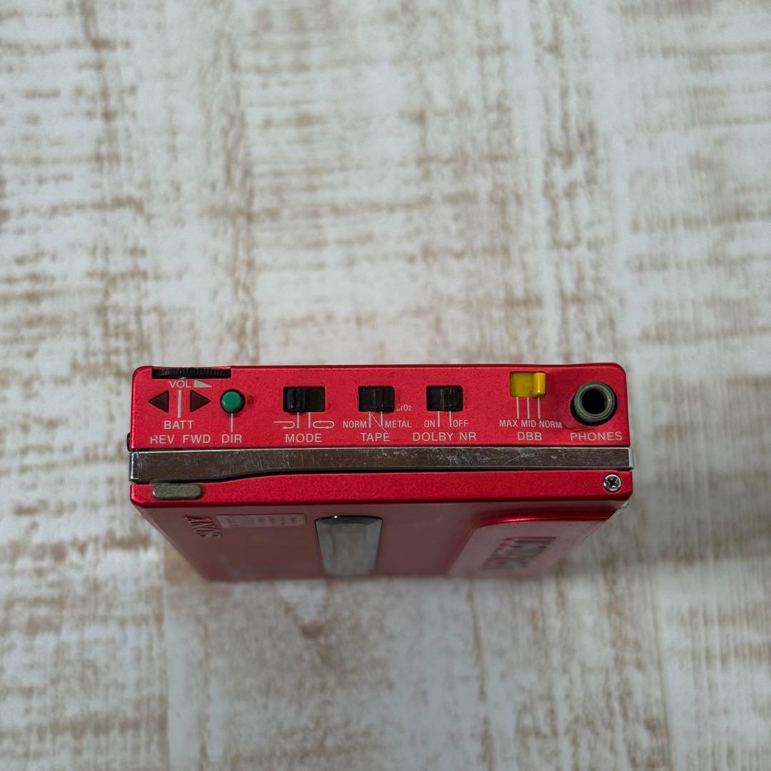 SONY WALKMAN WM-501 ソニー　ウォークマン　レッド　ジャンク