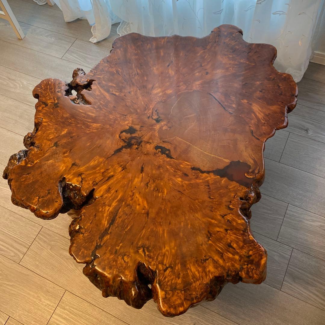 木製座卓 自然木テーブル