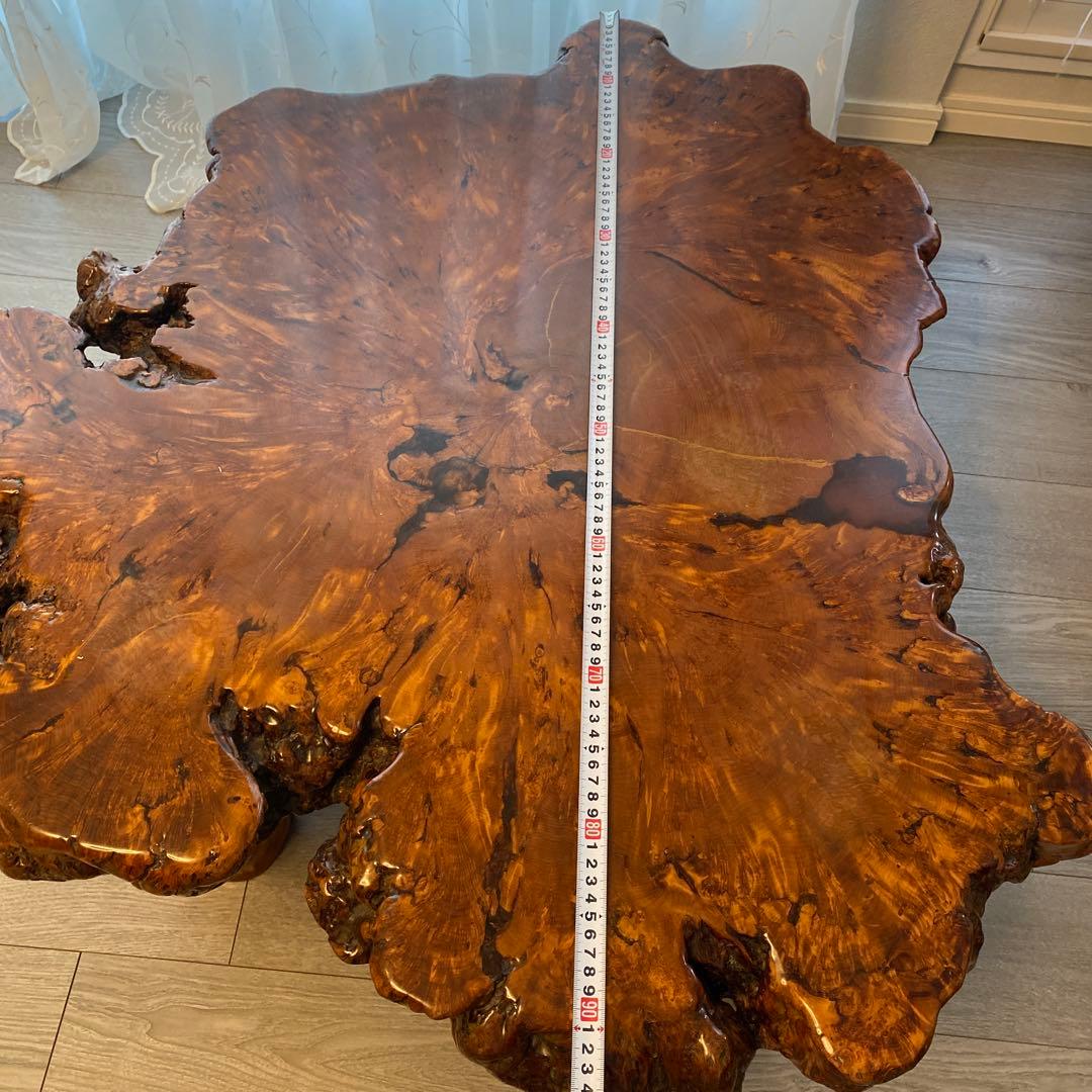 木製座卓 自然木テーブル