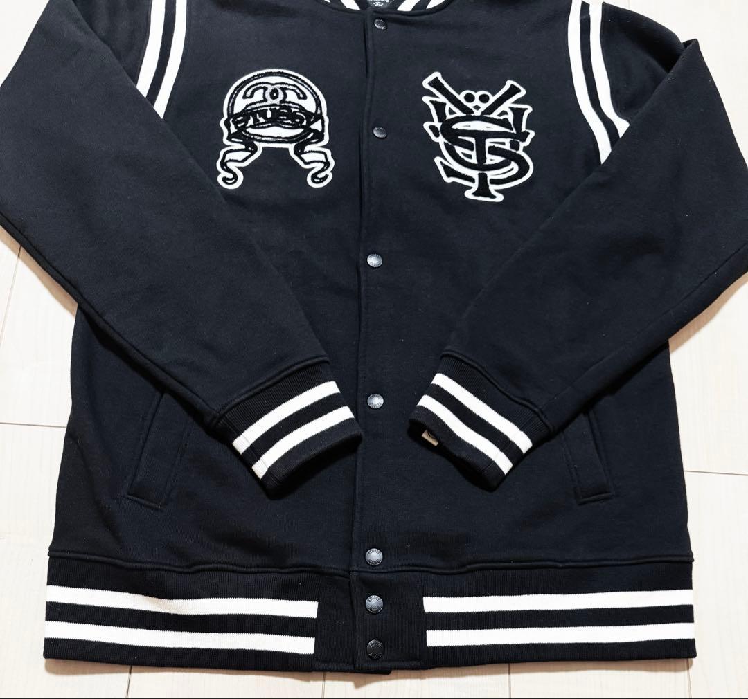 希少サイズXL!! Stussy バーシティー スウェットスタジャン