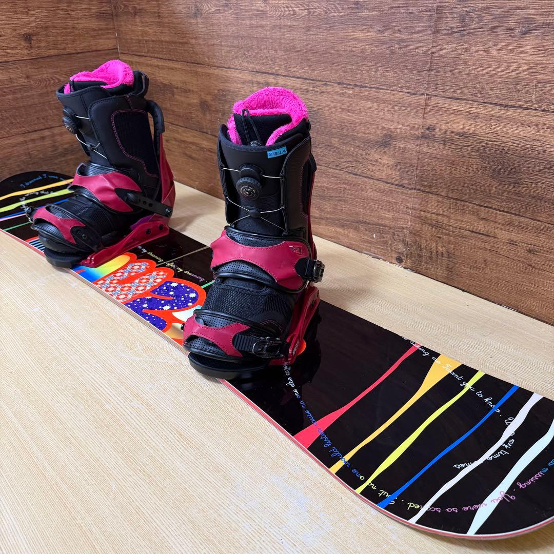 ATOMIC SPOON 初心者オススメ　レディース スノーボード 3点セット