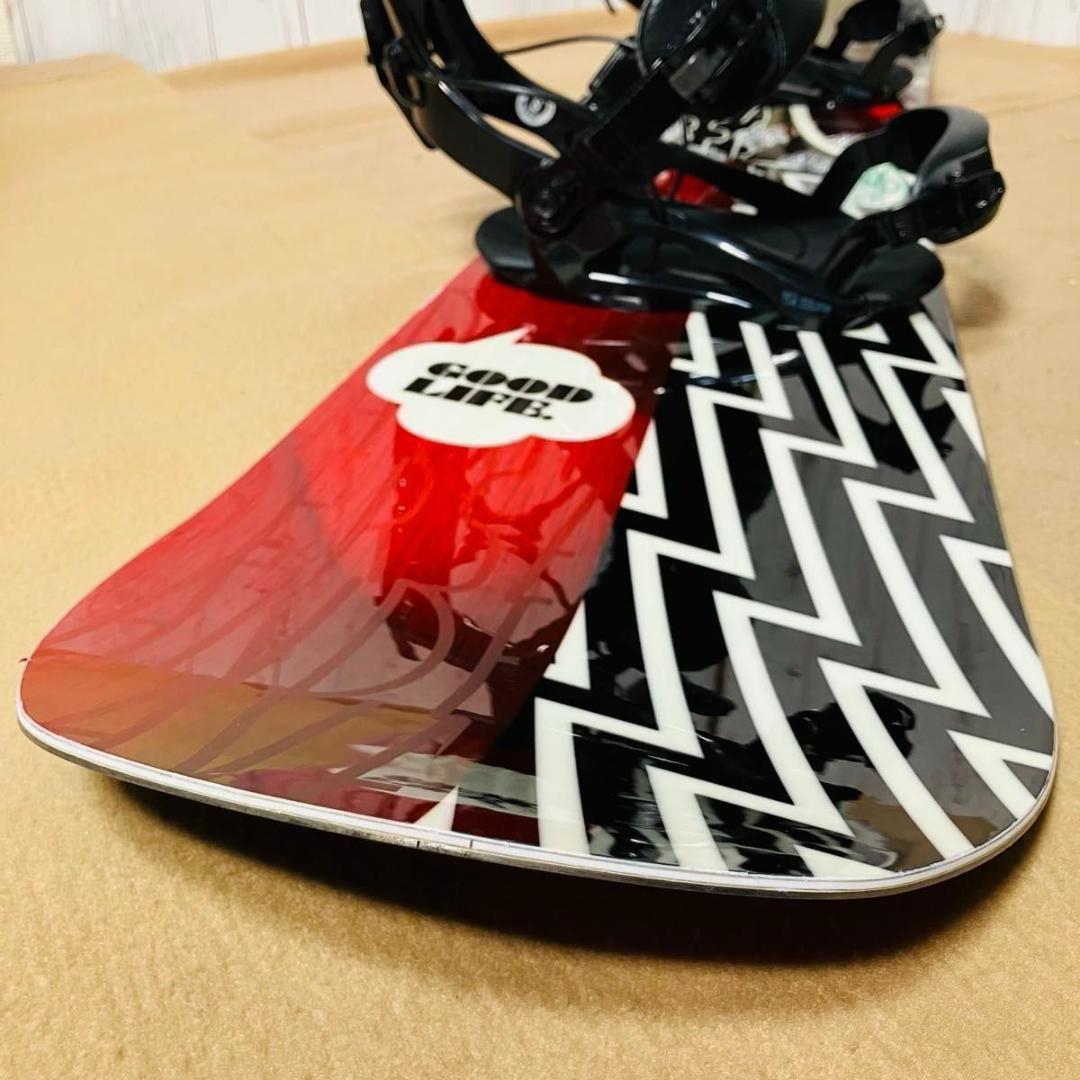 【美品】SAVANDER lowl SP スノーボードビンディングセット 140