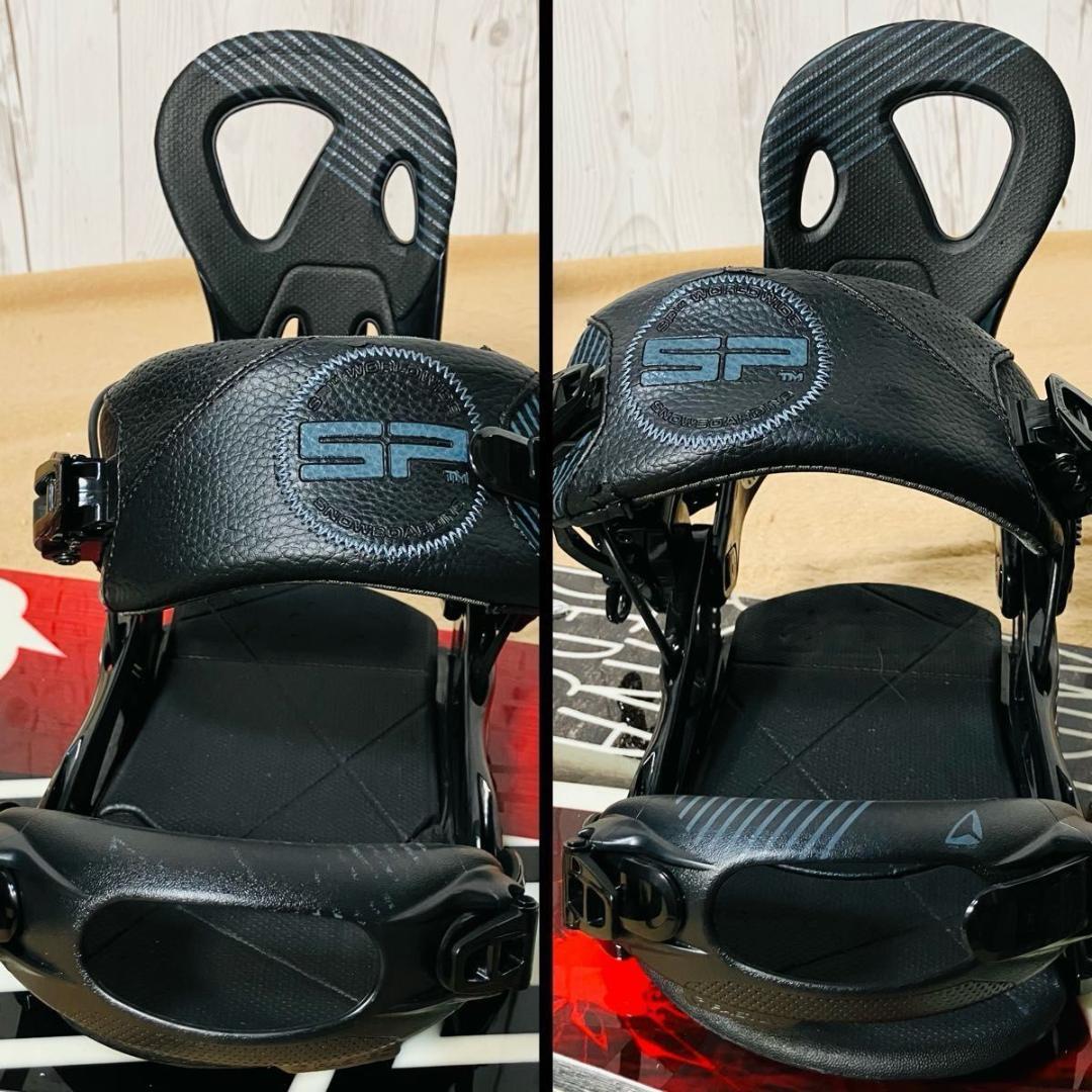 【美品】SAVANDER lowl SP スノーボードビンディングセット 140
