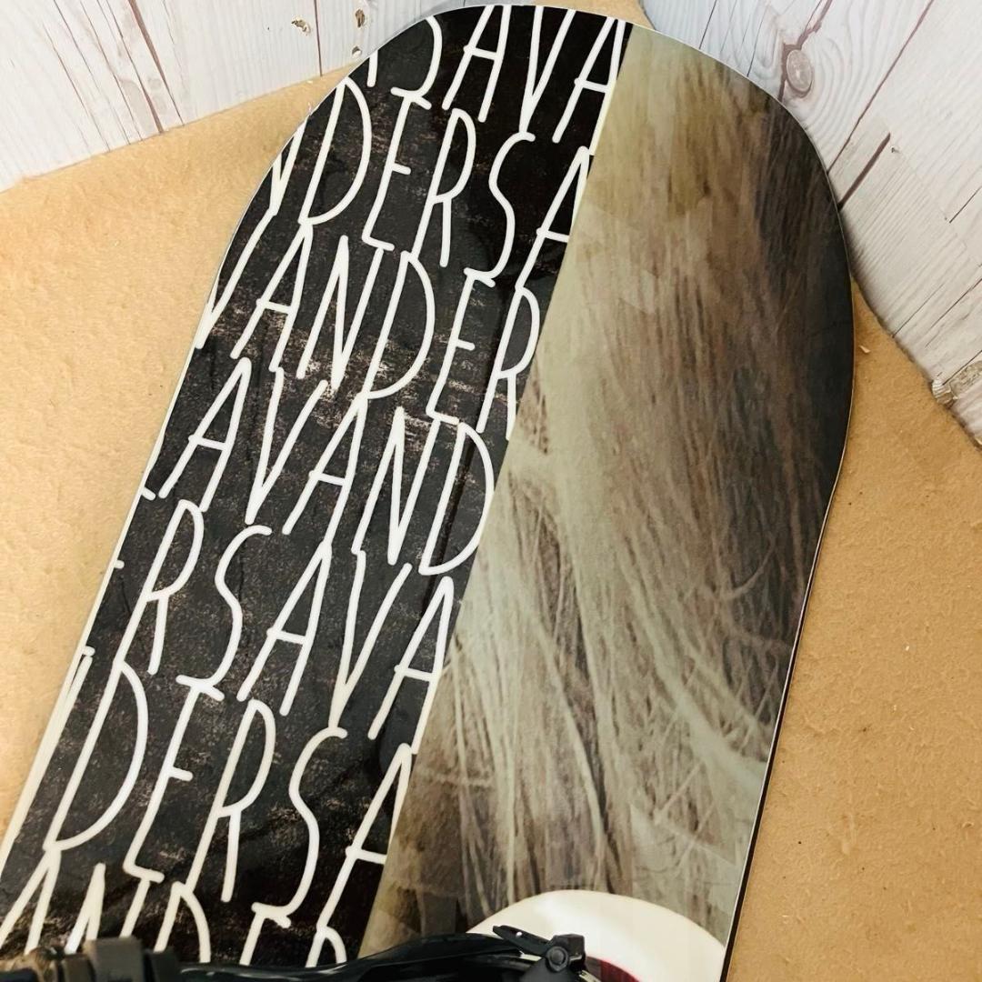【美品】SAVANDER lowl SP スノーボードビンディングセット 140