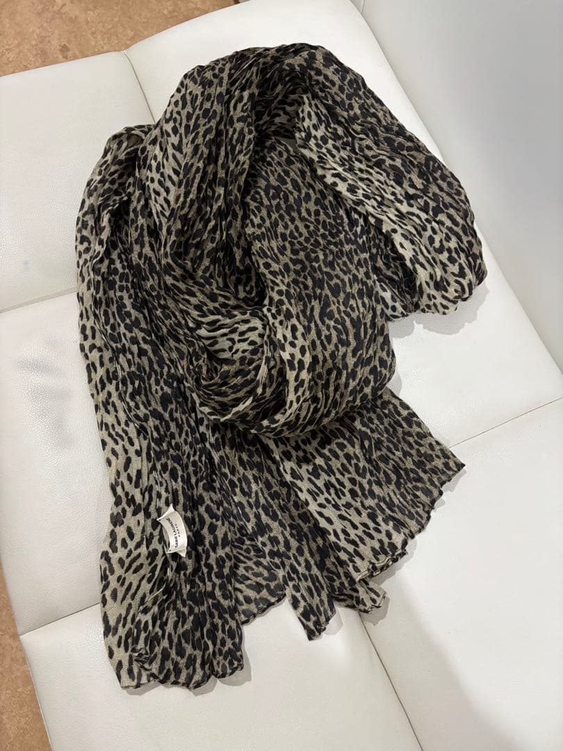 サンローランパリ エディ2013AW ベイビーキャット ストール カシミアシルク