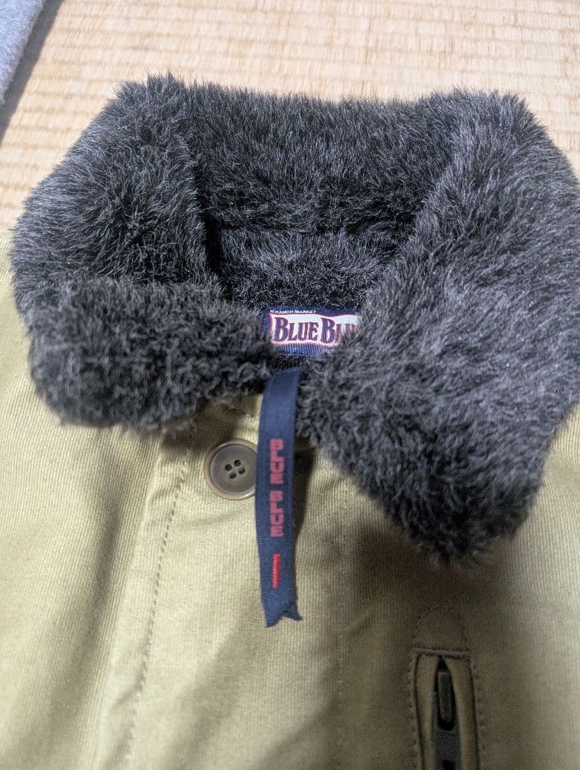 ハリウッドランチマーケット　ジャーマンクロス　デッキジャケット　blueblue