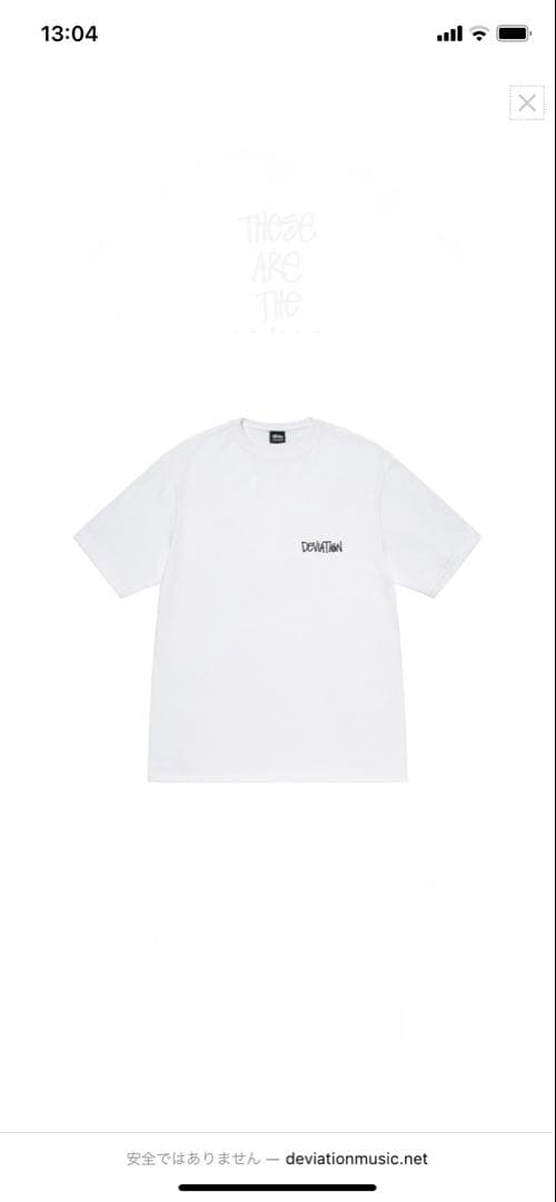 Stussy x Deviation Record 15 Years Mサイズ