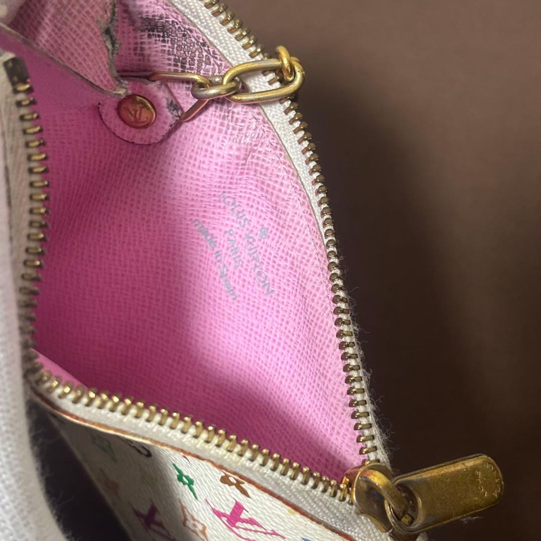 ルイヴィトン マルチカラー ポシェット クレ ケース キーケース