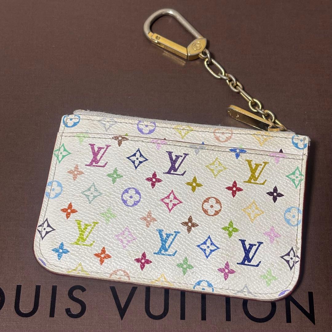 ルイヴィトン マルチカラー ポシェット クレ ケース キーケース