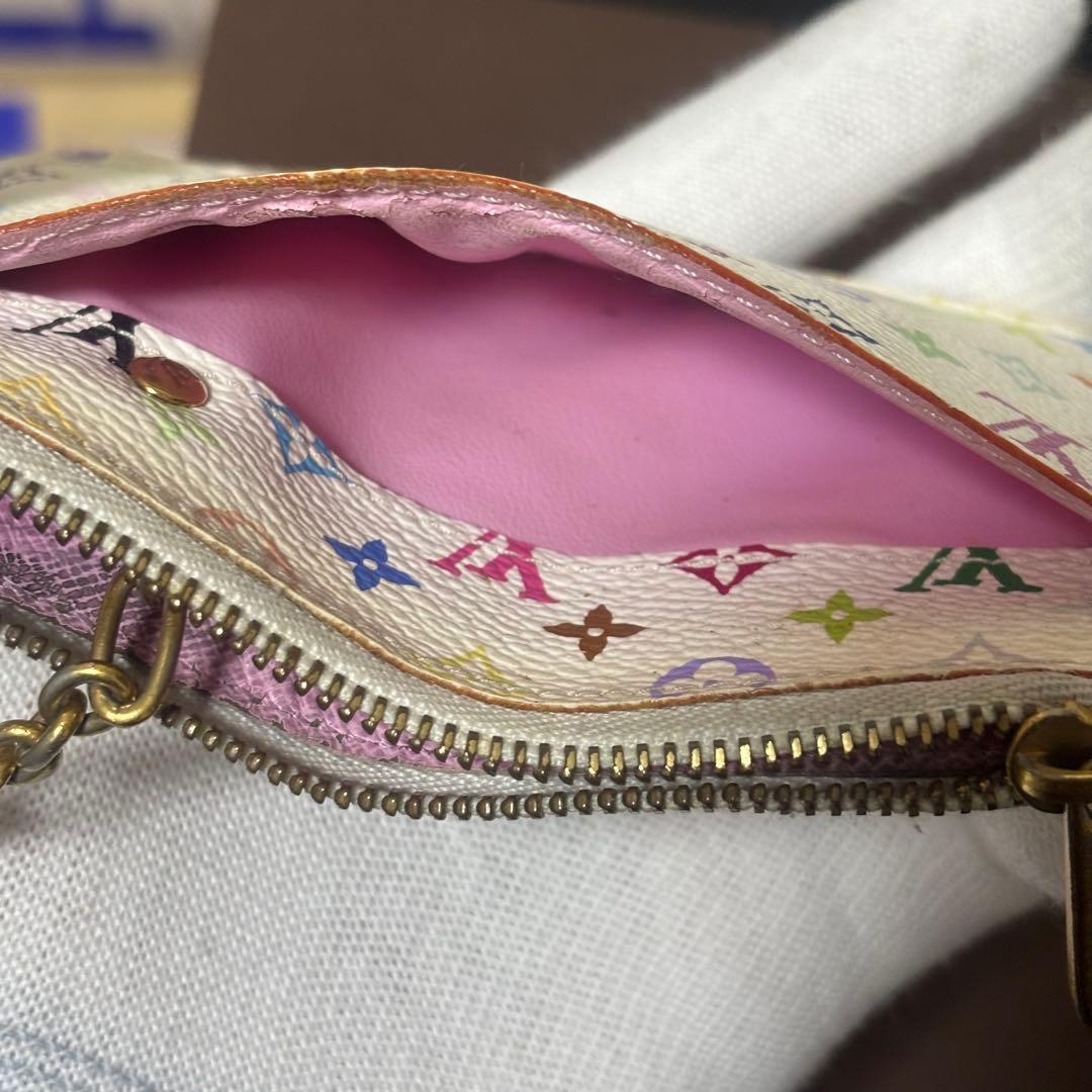 ルイヴィトン マルチカラー ポシェット クレ ケース キーケース