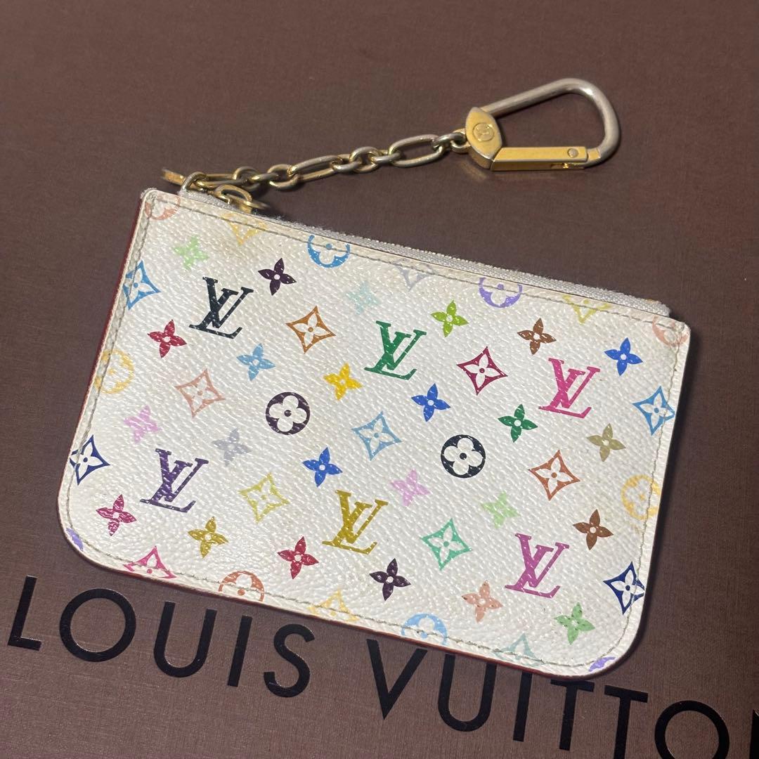 ルイヴィトン マルチカラー ポシェット クレ ケース キーケース