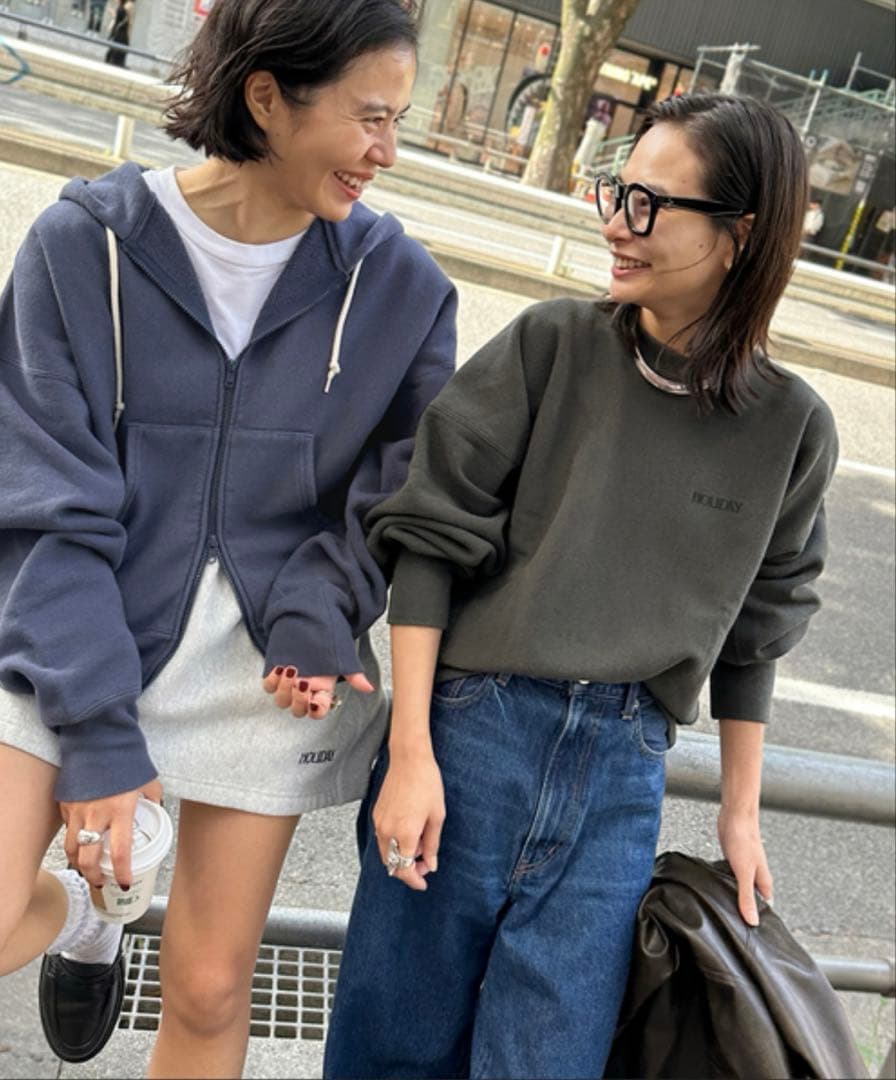 CHAMPION×HOLIDAY REVERSE WEAVE CREW