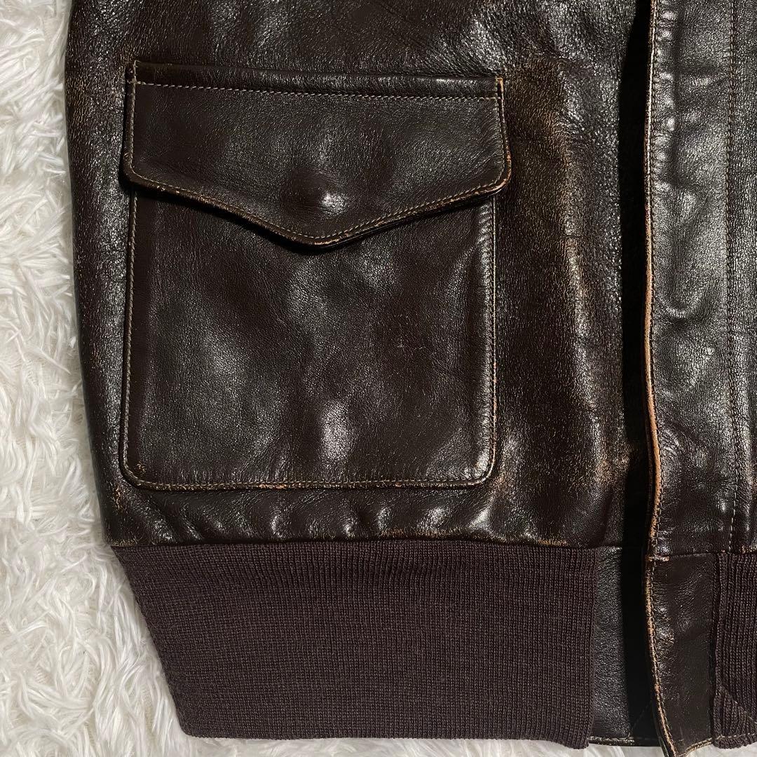 バズリクソンズ A-2 レザージャケット 馬革 J.A.デュボウ