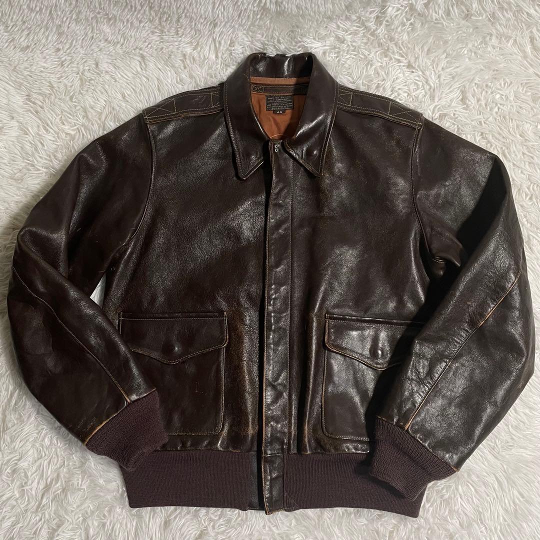バズリクソンズ A-2 レザージャケット 馬革 J.A.デュボウ