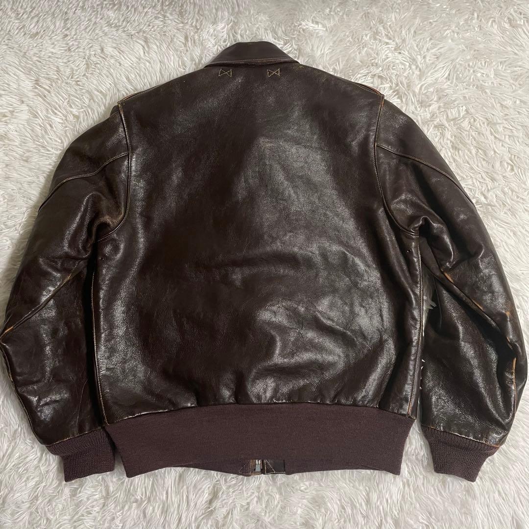 バズリクソンズ A-2 レザージャケット 馬革 J.A.デュボウ