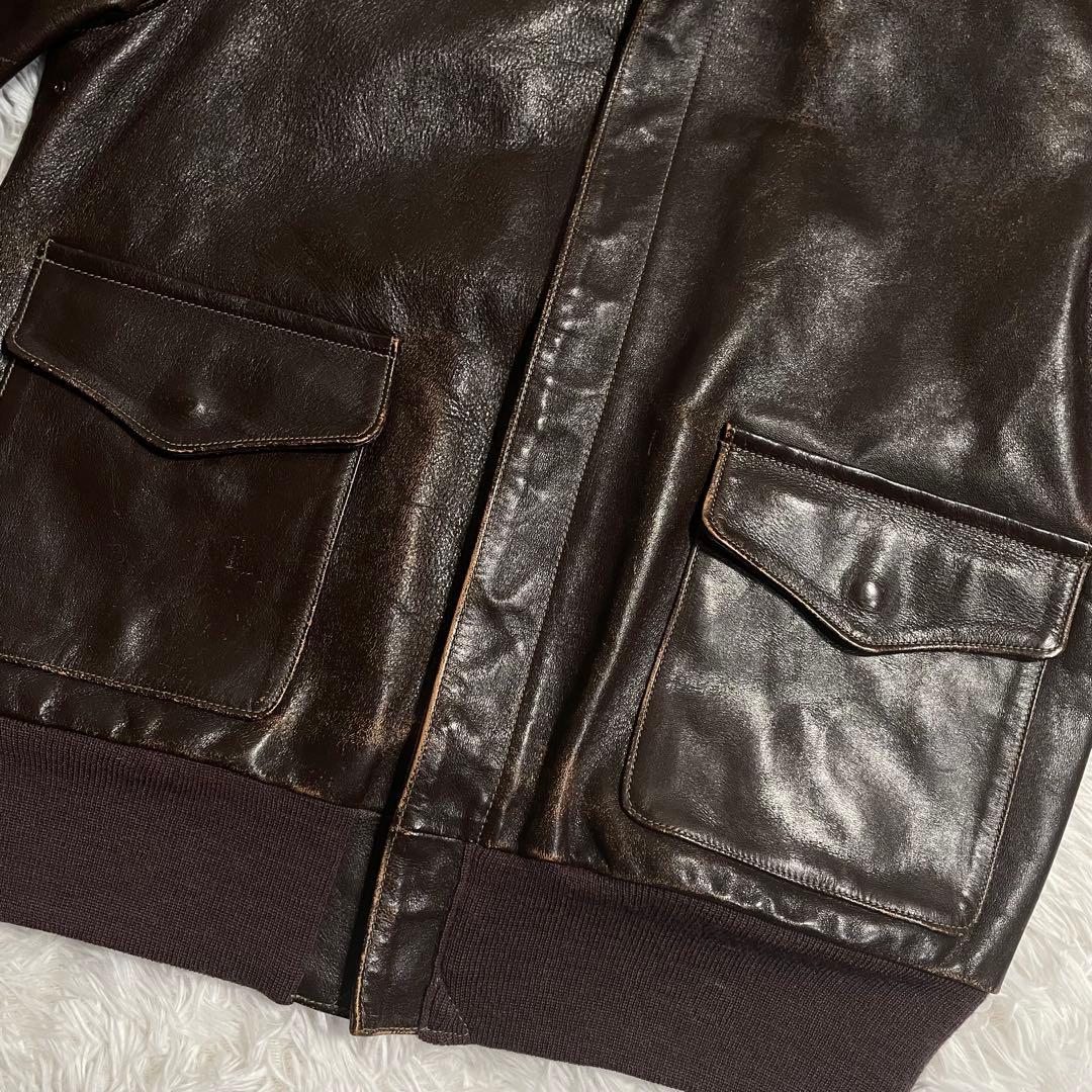バズリクソンズ A-2 レザージャケット 馬革 J.A.デュボウ