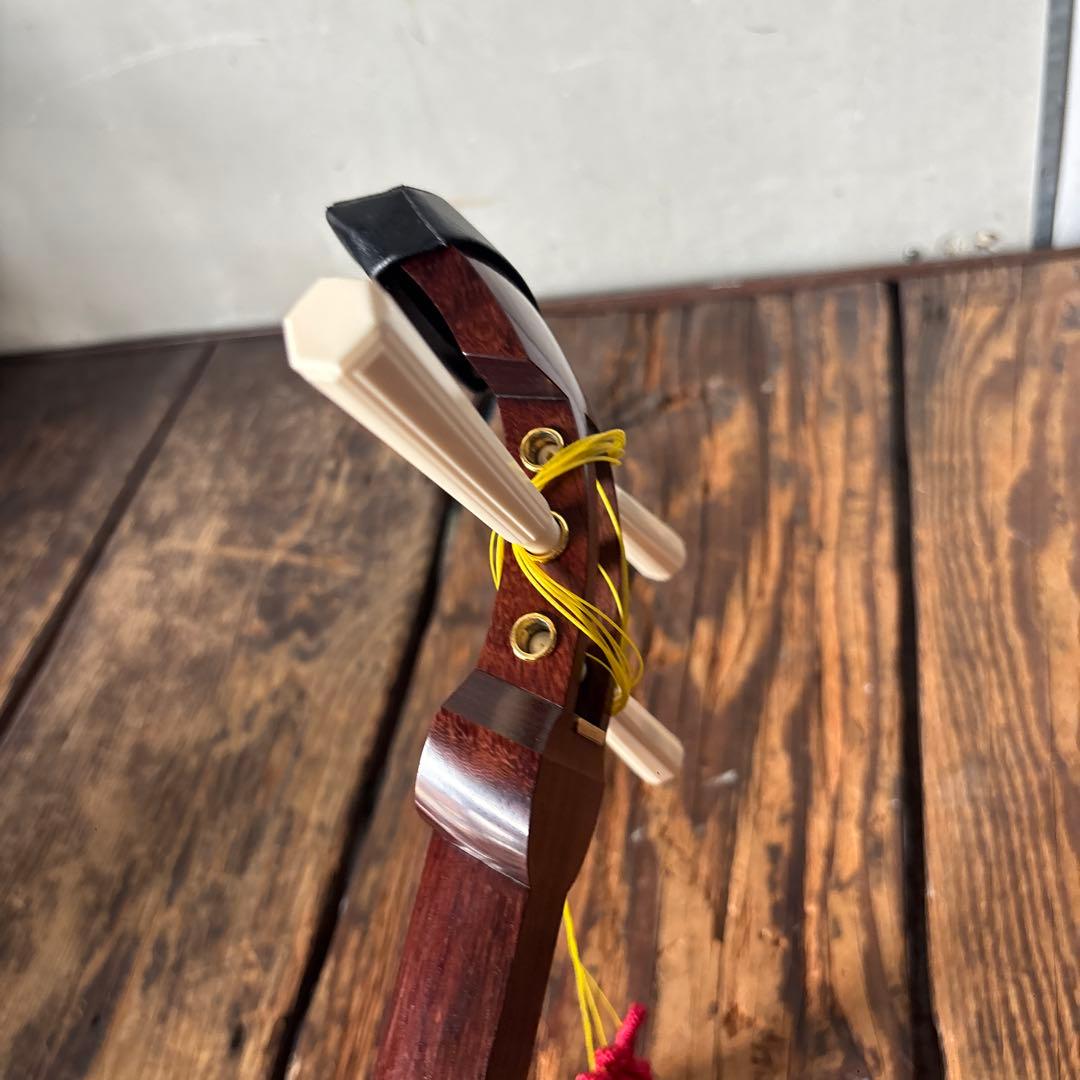 民謡　三味線 経木 使用　3本弦