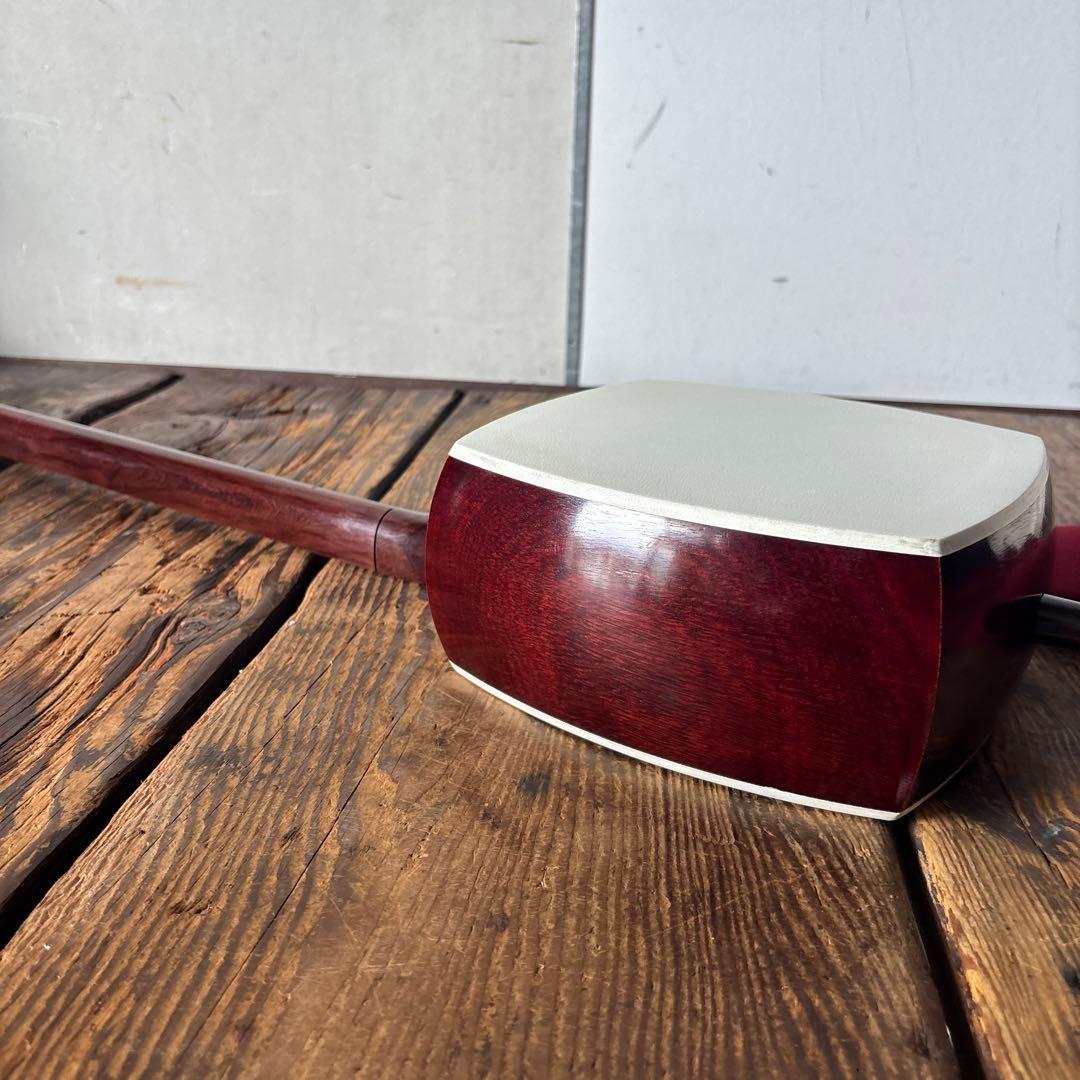 民謡　三味線 経木 使用　3本弦