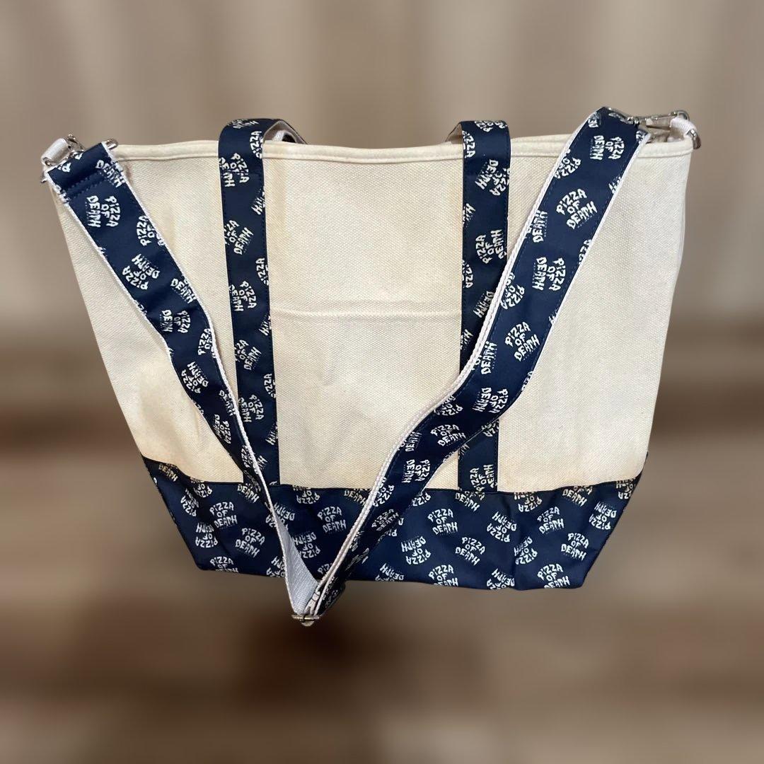 S*)様 PIZZA OF DEATH トートバッグストラップ付きkenyoko