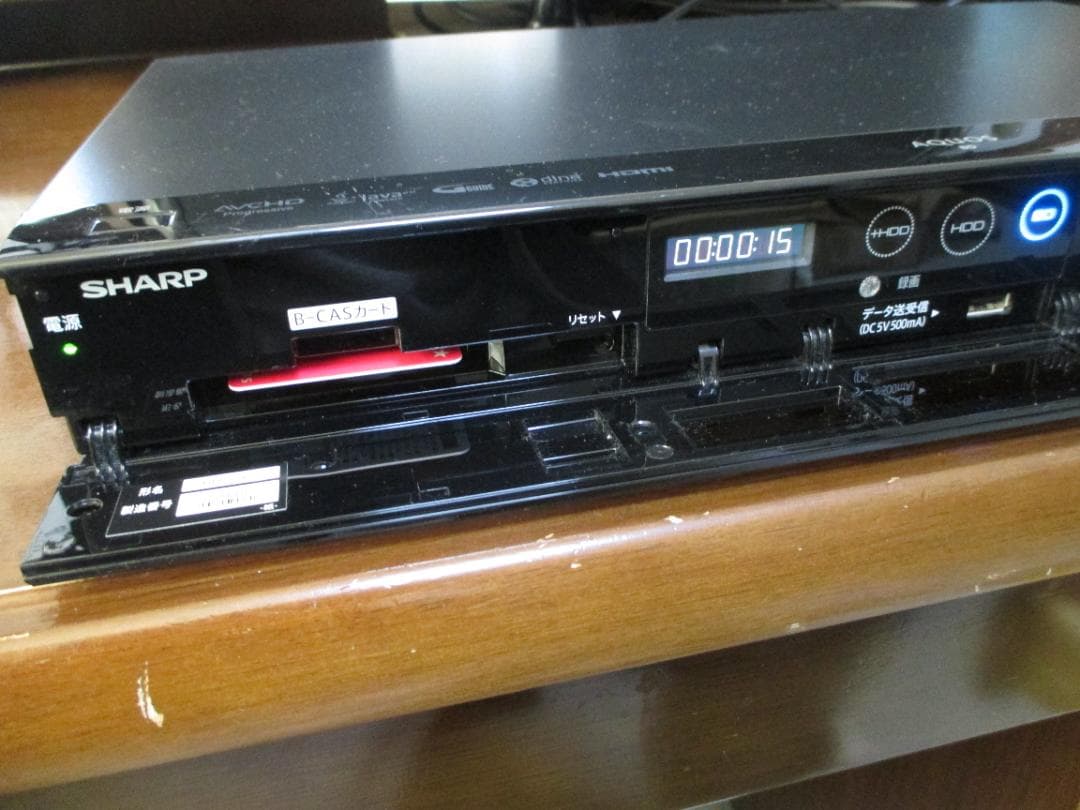 ☆SHARP ブルーレイレコーダー BD-S550